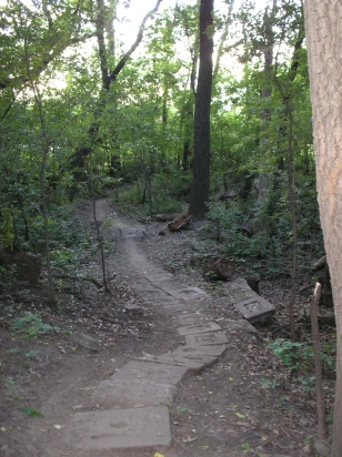 Theodor Wirth Park in Minneapolis St Paul - Pavers in Trail to Prevent Erosion