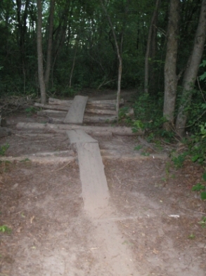A Technical Section in Theodor Wirth Park, Minneapolis St Paul Minnesota