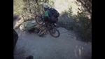 Brian launches off a rock