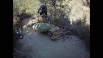 Brian launches off a rock