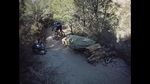 Brian launches off a rock